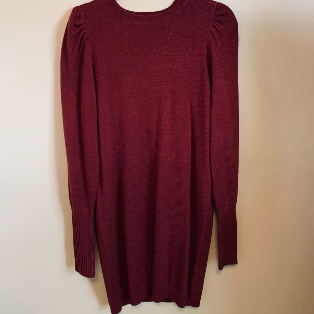 WAYF x Influencers Puff Sleeve Sweater Dress